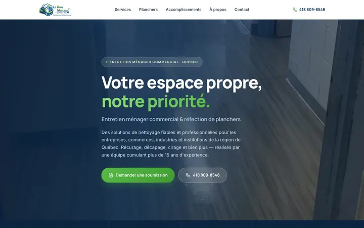 Le Bon Ménage website