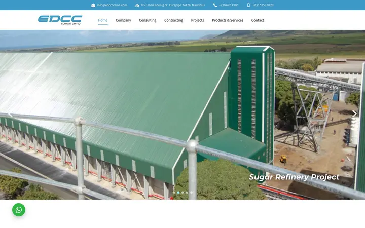 EDCC Co. Ltd website