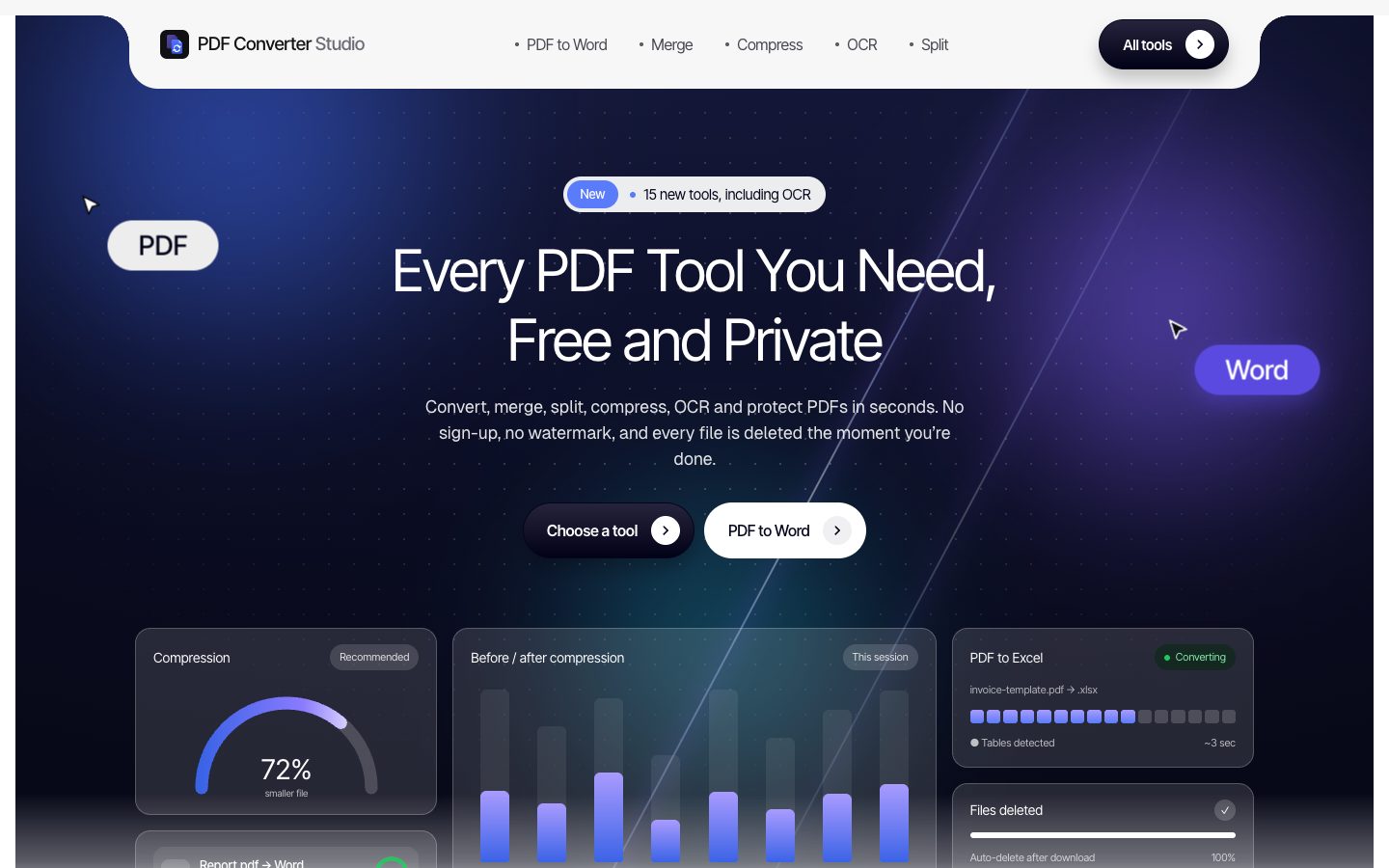 PDF Converter Studio website