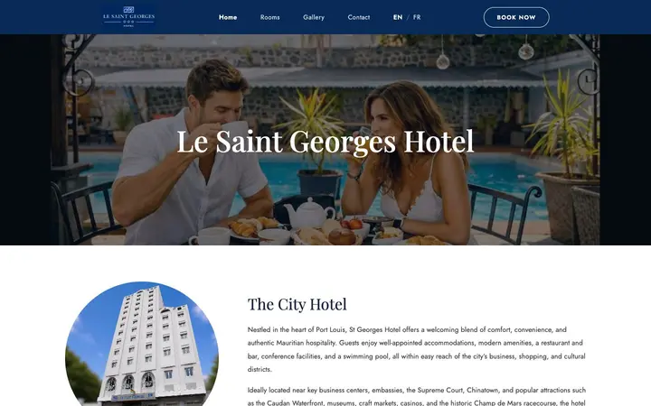 Le Saint Georges Hotel website
