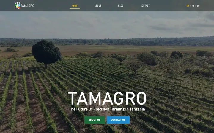 TAMAGRO website